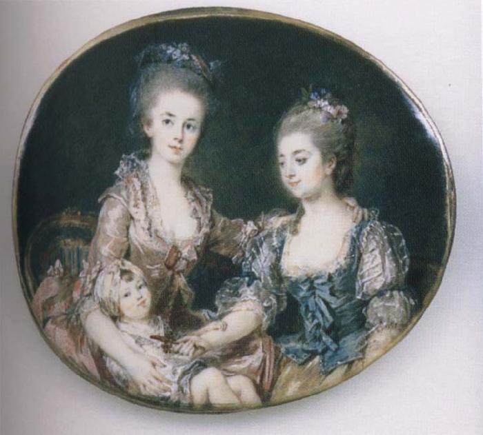  Portrait of Konstnarens Hustru,dotter and svagerska